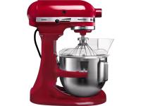 Pack promo Robot sur socle Artisan KitchenAid 5KPM5EER PRO Rouge empire + Accessoire KitchenAid - MVSA Tranchoir / râpe à cylindres