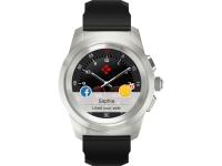 Montre connectée MYKRONOZ Zetime Silver - Silicone Noir 44MM