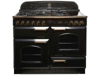 Piano de cuisson FALCON CLASSIC 110 Mixte NOIR LAITON