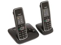 Téléphone sans fil GIGASET C530A Duo Noir
