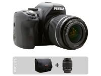 Appareil photo reflex PENTAX K-50 Noir + 18-55mm WR + 50-200mm WR