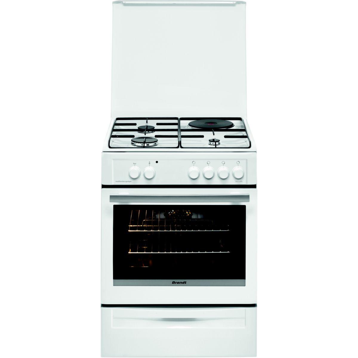 Cuisinière mixte BRANDT EX BCM6655W