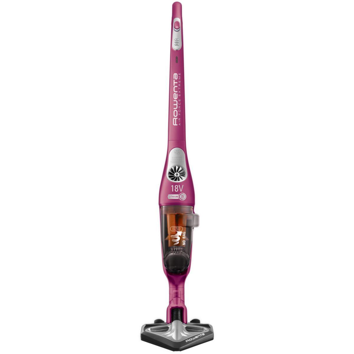 Aspirateur balai ROWENTA RH8819WH Air Force Extreme 18V Rose