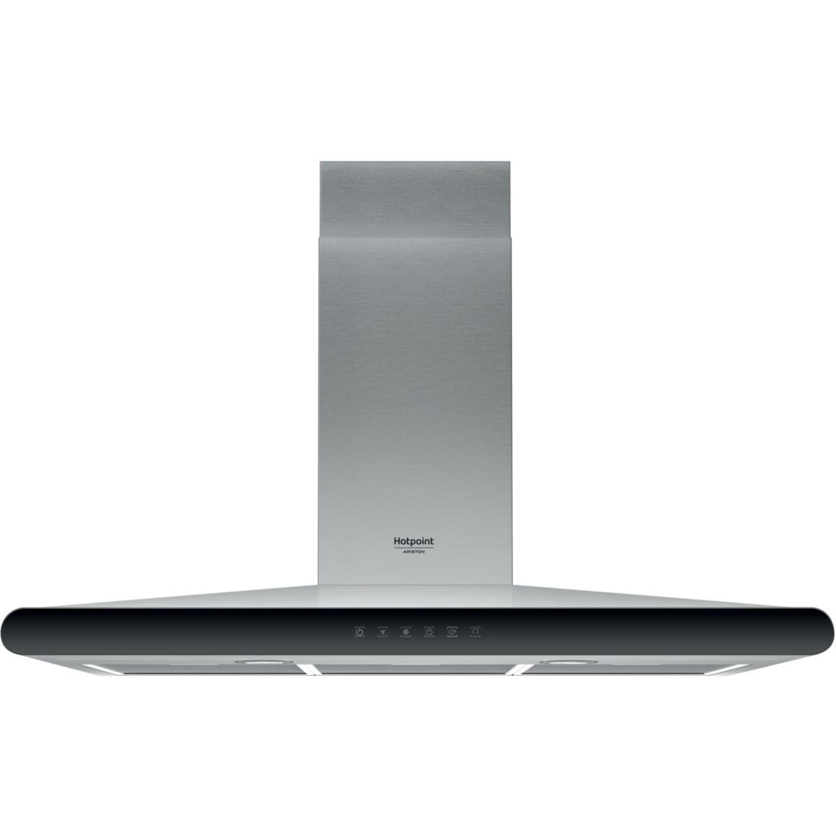 Hotte décorative murale HOTPOINT HHC 9.8F LT X