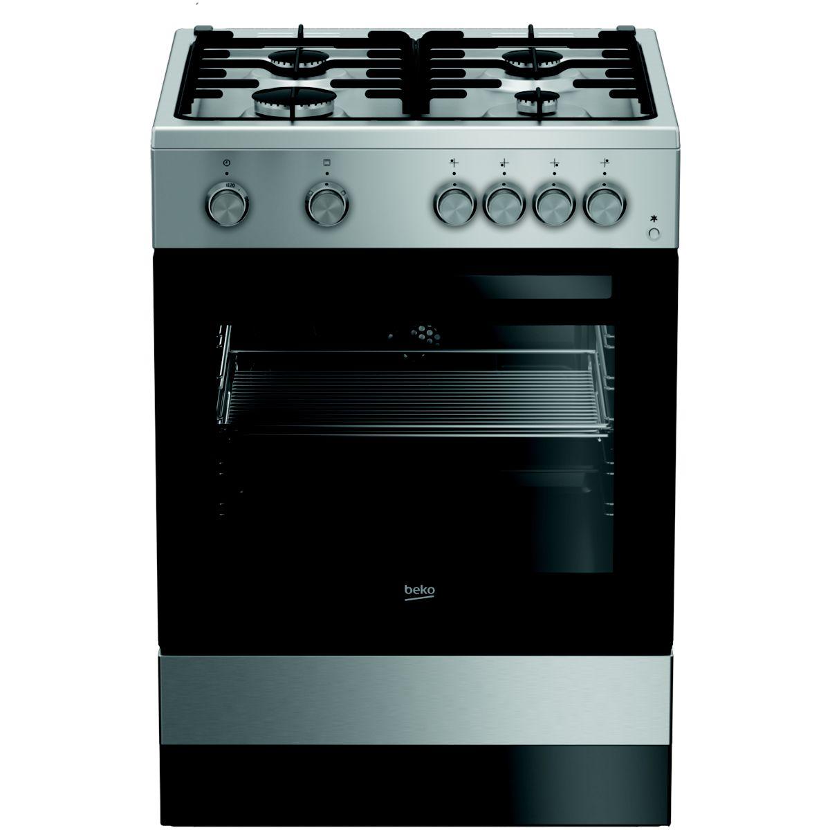 Cuisinière gaz BEKO FSG62110DSCS
