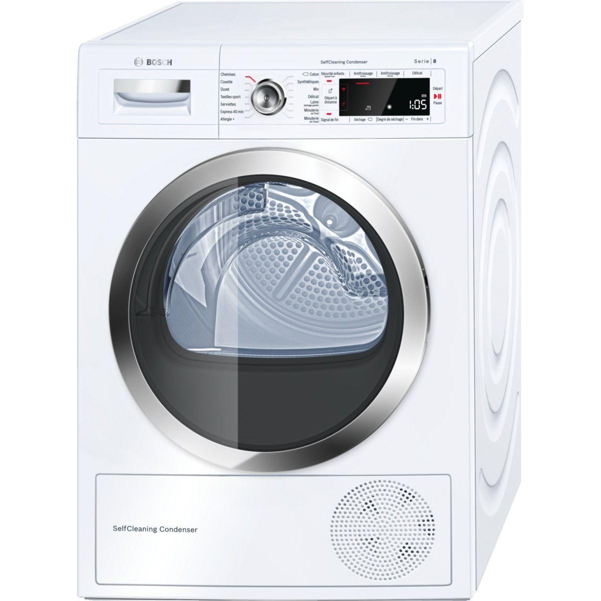 Sèche linge pompe à chaleur BOSCH WTWH 7590FF