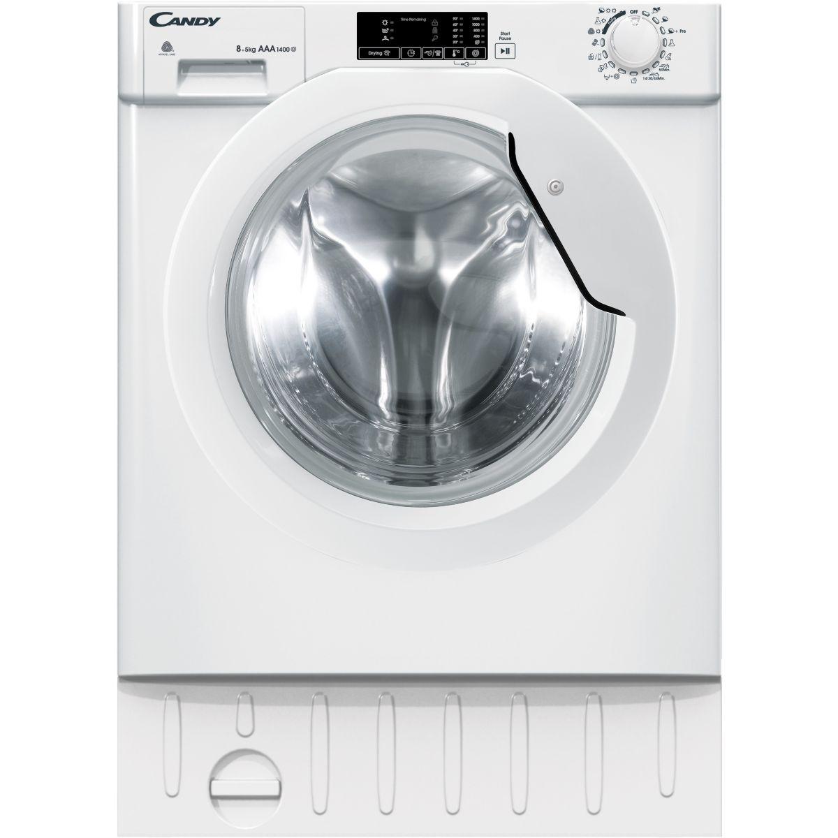 Lave linge séchant hublot encastrable CANDY CBWD 8514D-S