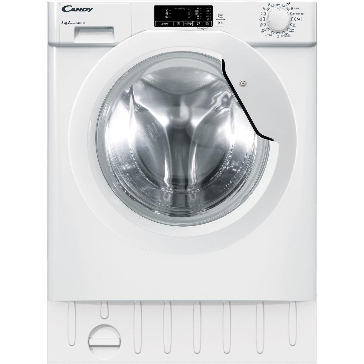 Lave linge hublot encastrable CANDY CBWM814D-S