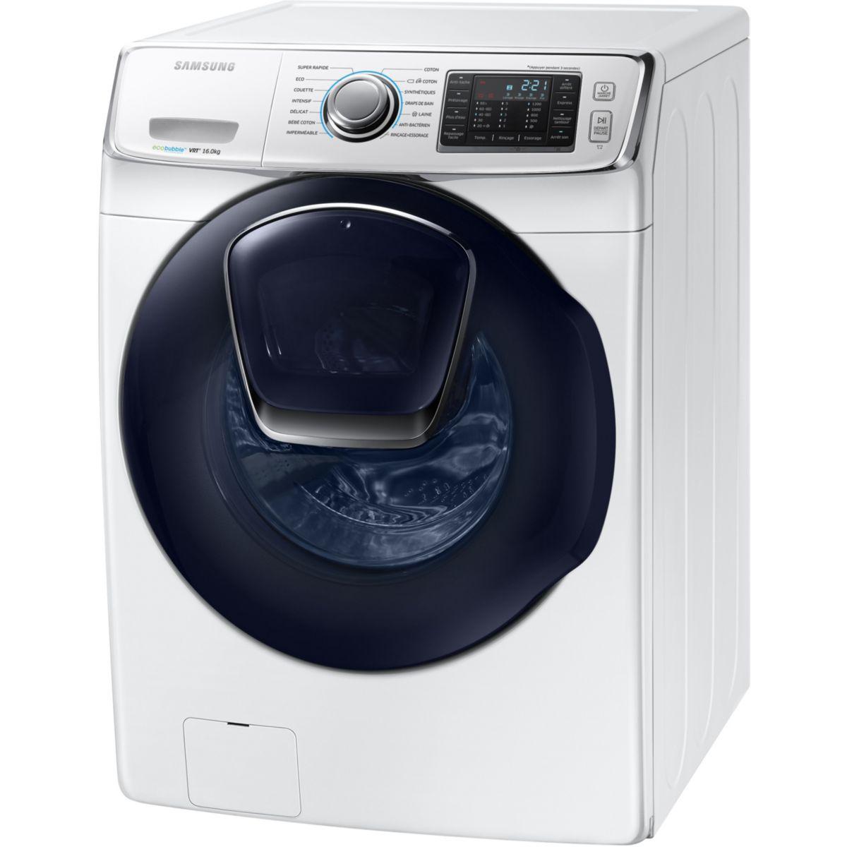 Lave linge hublot SAMSUNG WF16J6500EW Blanc