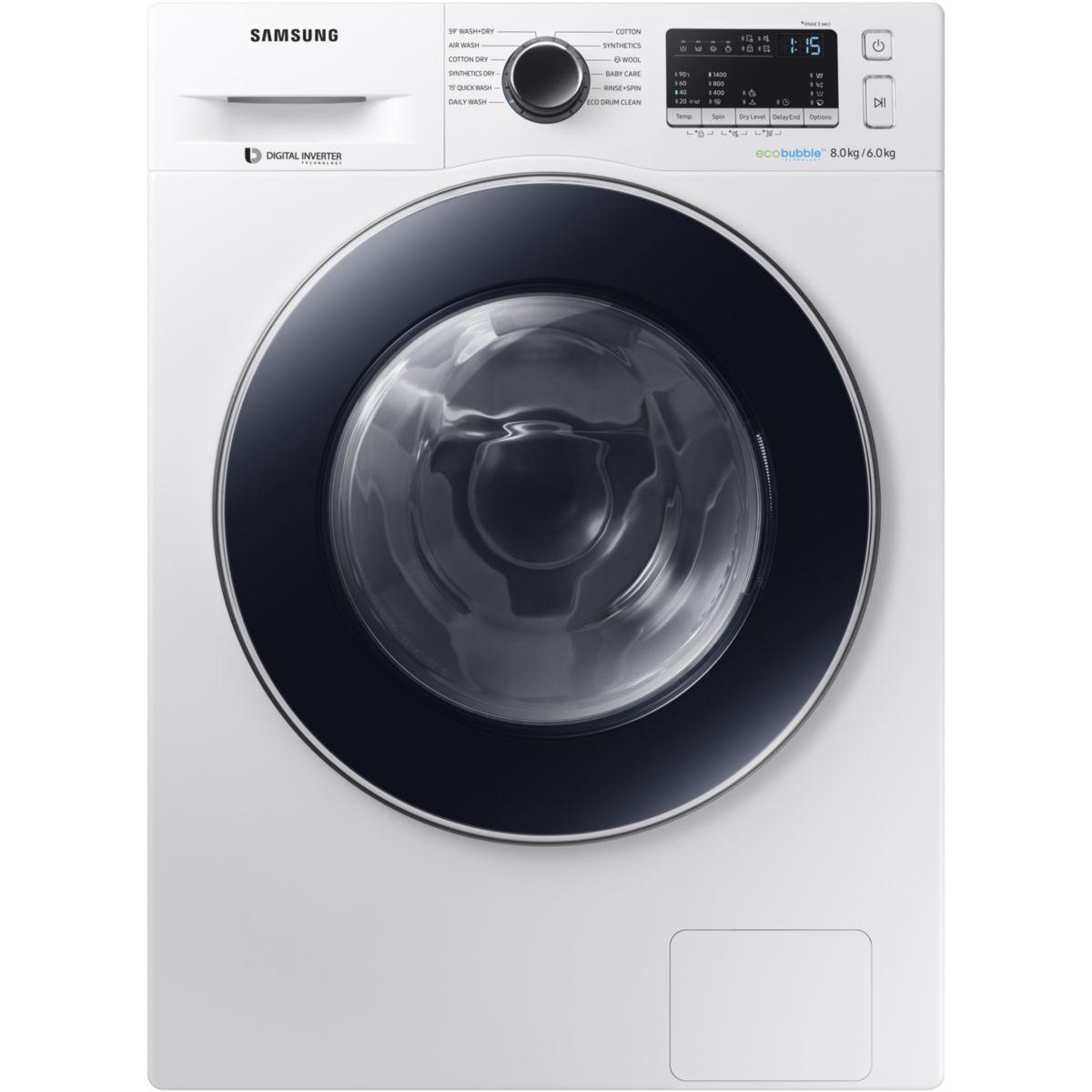 Lave linge séchant hublot SAMSUNG WD80M4453JW/EF