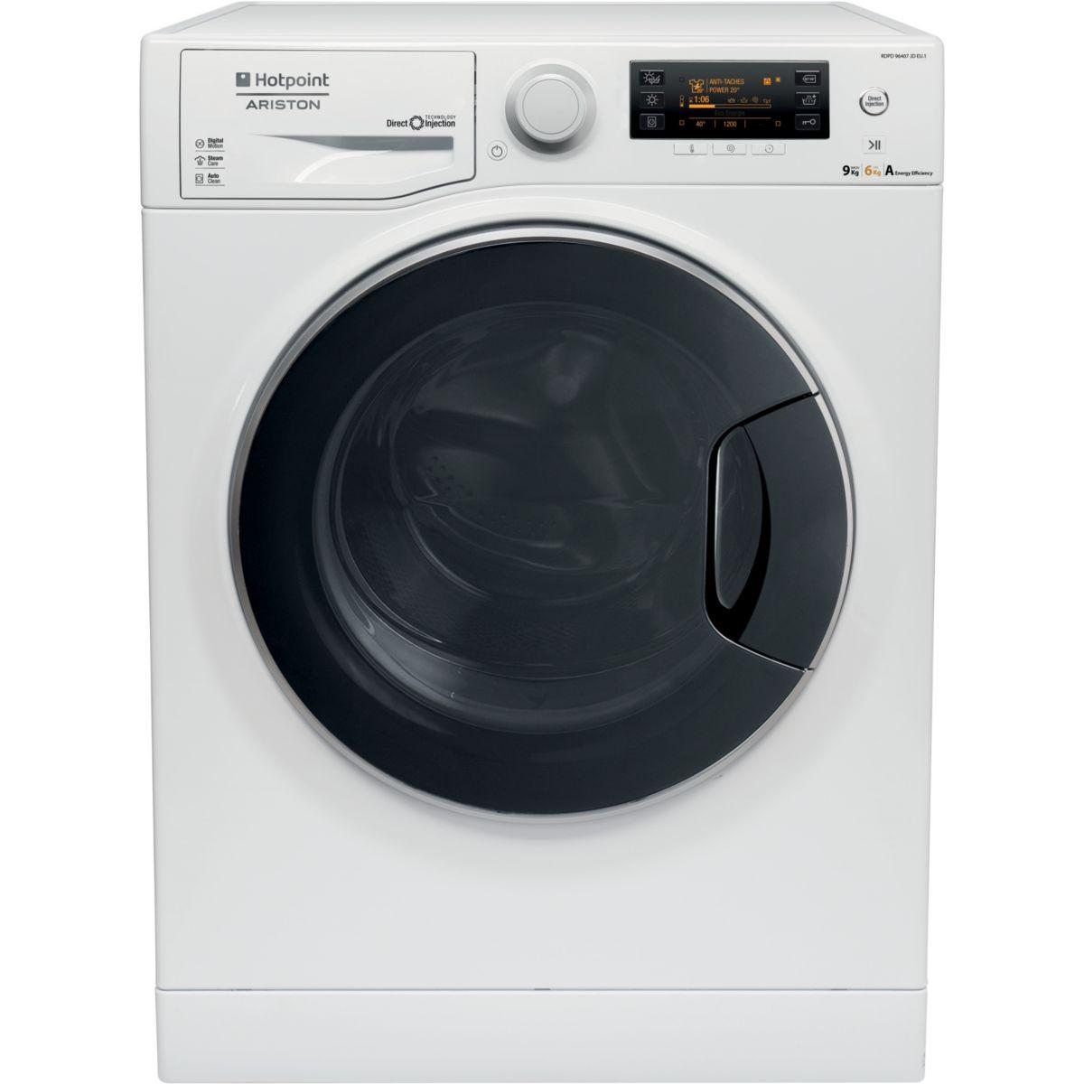 Lave-linge Séchant Frontal HOTPOINT RDPD 96047 JD EU