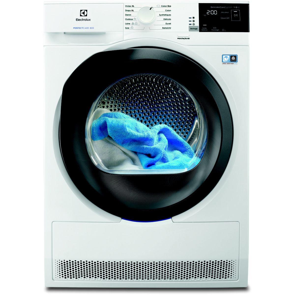 Sèche linge pompe à chaleur ELECTROLUX EW8H4830SP Perfect Care