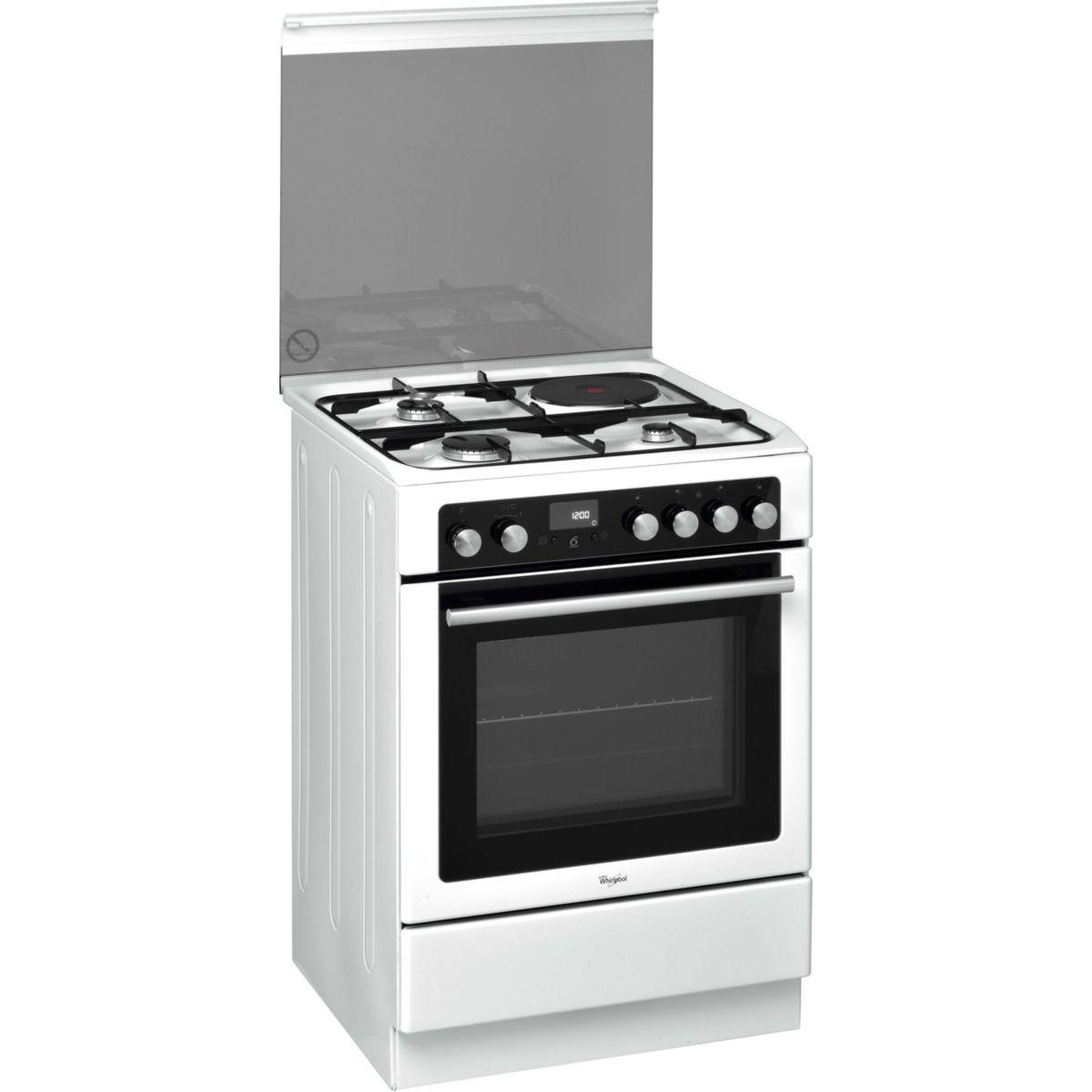 Cuisinière mixte WHIRLPOOL AXMT6434WH