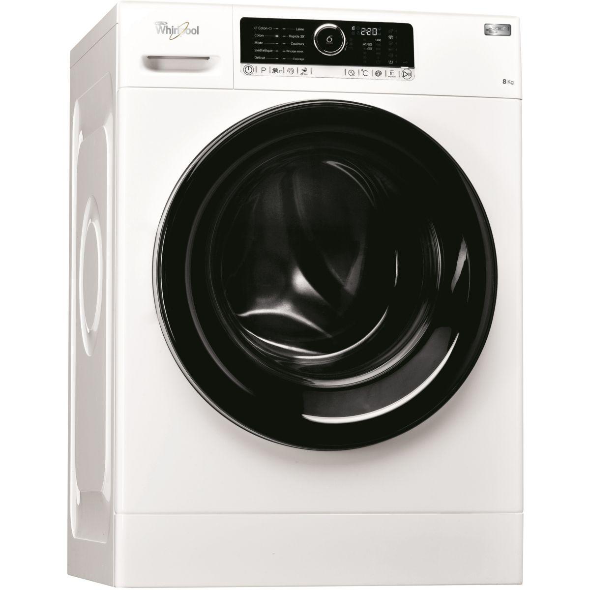 Lave linge hublot WHIRLPOOL ZEN 8