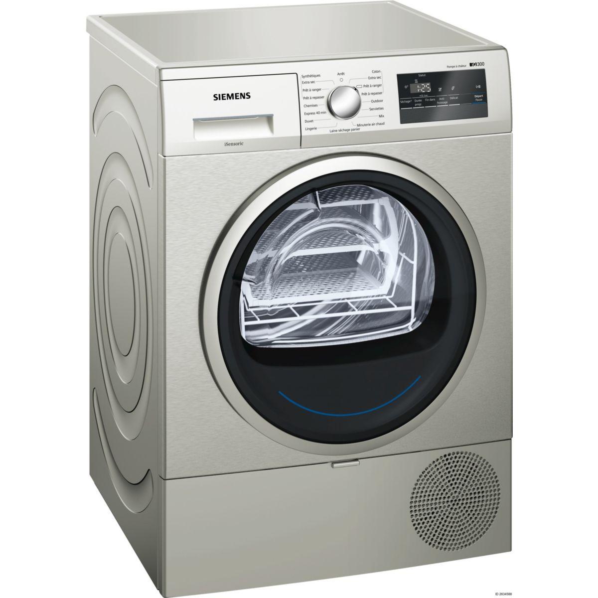 Sèche linge pompe à chaleur SIEMENS WT45RVX0FF