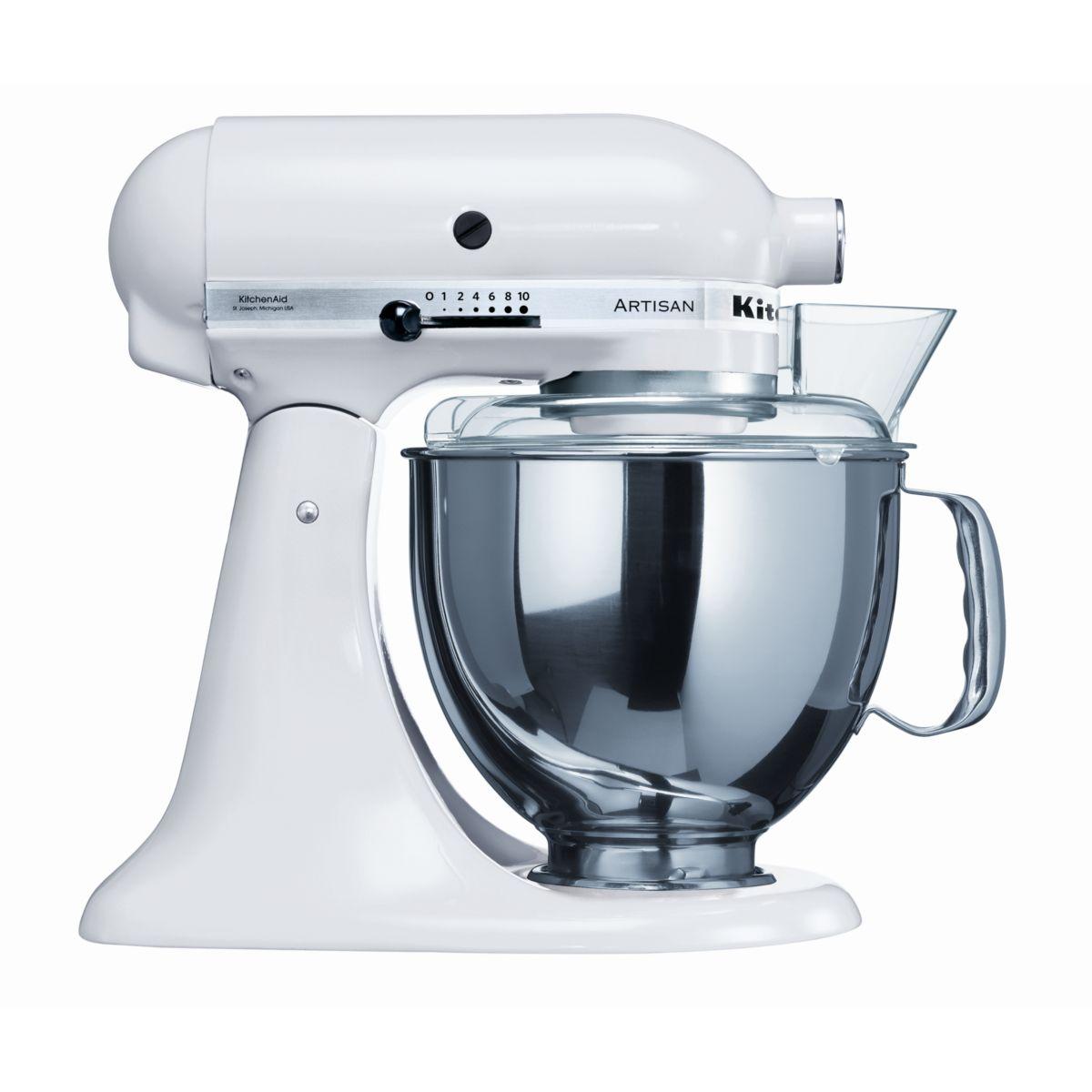 Robot sur socle Artisan® KitchenAid 5KSM150PS EWH Blanc