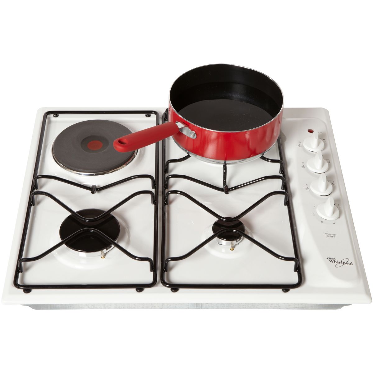 Table mixte électrique gaz WHIRLPOOL AKM261WH