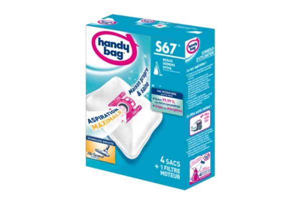 Pack promo 3x Sac Aspirateur HANDY BAG S67 (x4 + 1 Filtre à air)