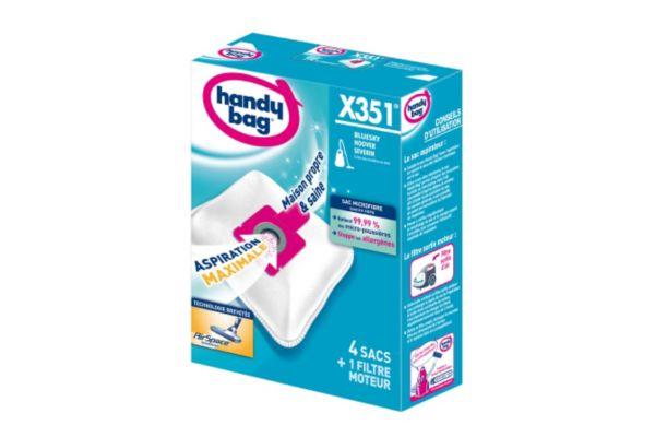 Pack promo 4x Sac Aspirateur HANDY BAG X 351 (x4 + 1 filtre)