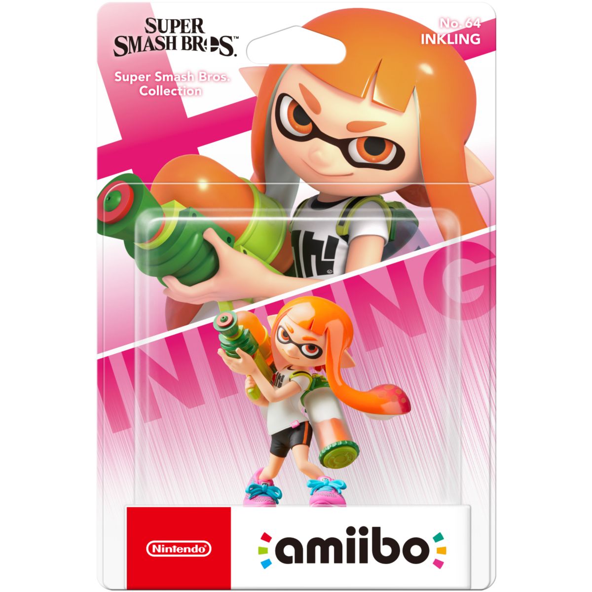 Figurine Amiibo NINTENDO Amiibo Fille Inkling N°64 SSB (photo) Figurine Amiibo NINTENDO Amiibo Fille Inkling N°64 SSB (photo)