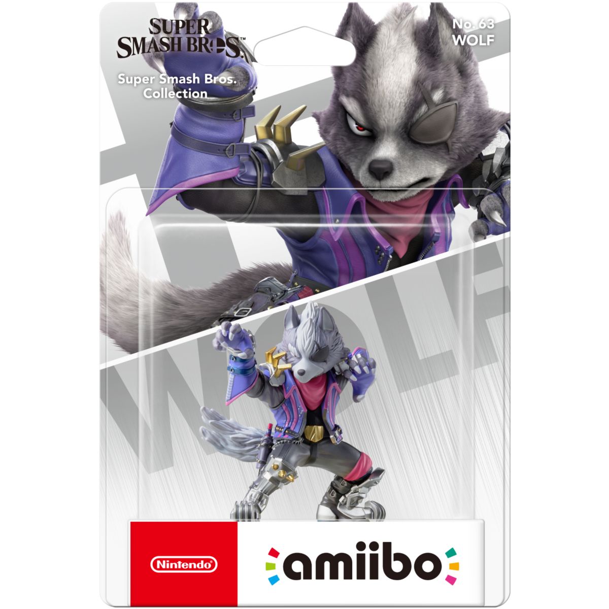 Figurine Amiibo NINTENDO Amiibo Wolf N°63 SSB (photo) Figurine Amiibo NINTENDO Amiibo Wolf N°63 SSB (photo)