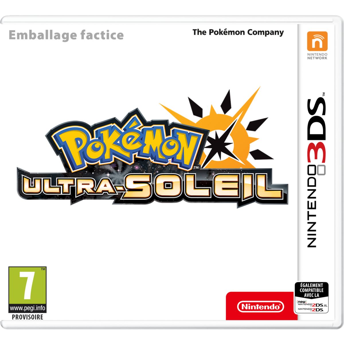 Jeu 3DS NINTENDO Pokémon Ultra Soleil (photo) Jeu 3DS NINTENDO Pokémon Ultra Soleil (photo)