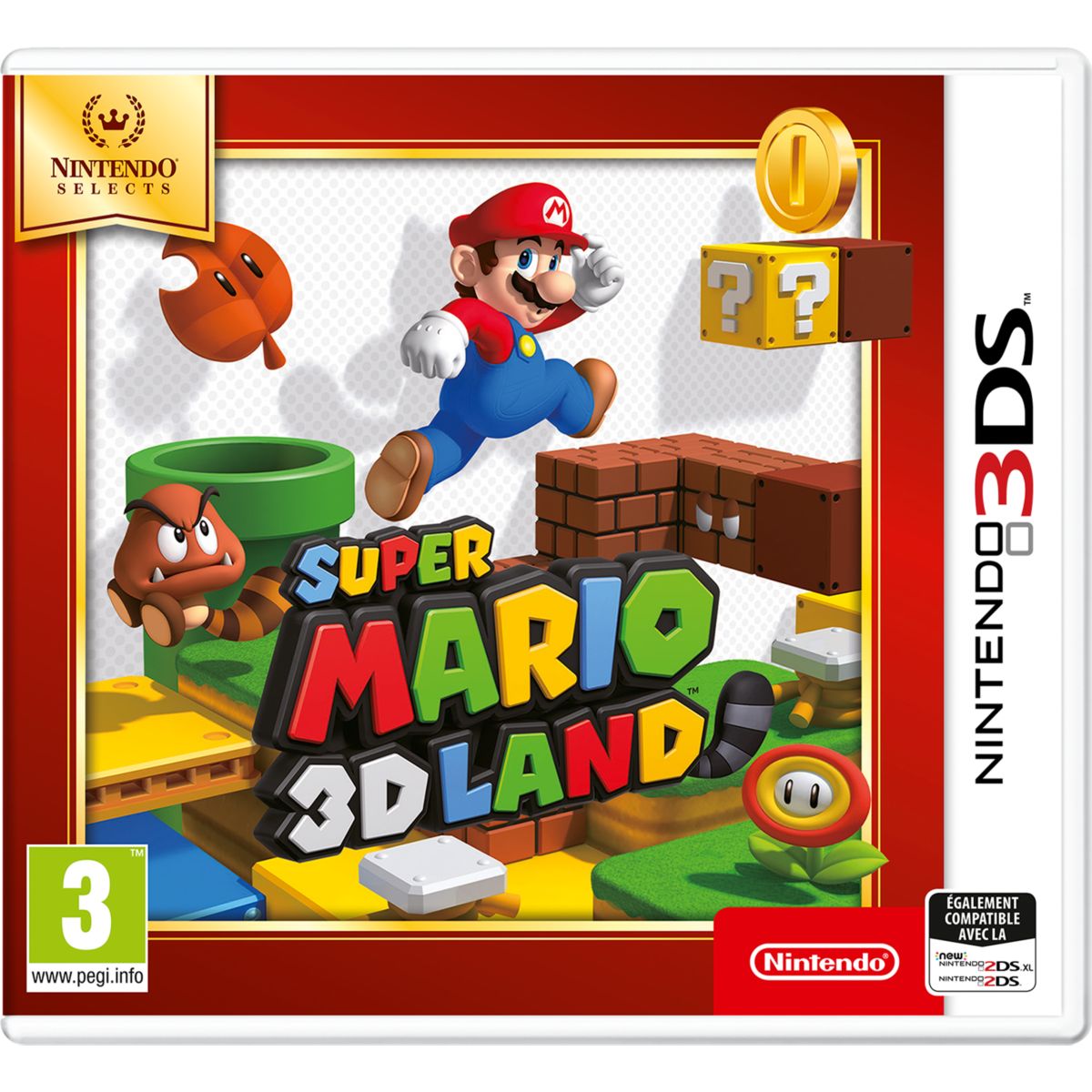 Jeu NINTENDO Super Mario 3D Land - selec (photo) Jeu NINTENDO Super Mario 3D Land - selec (photo)