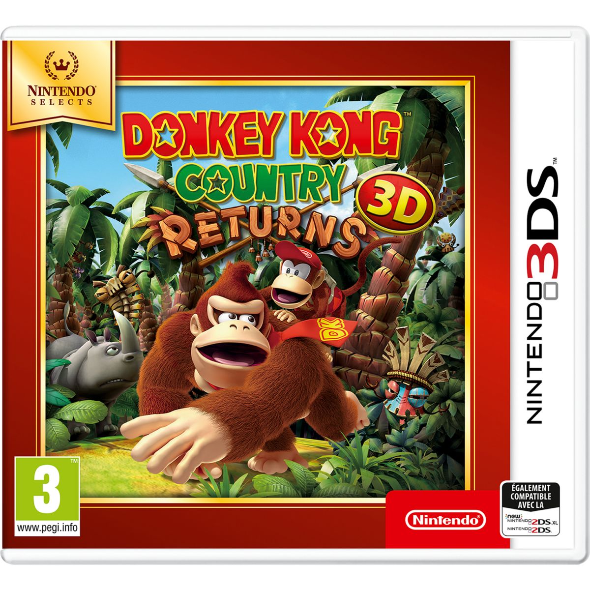 Jeu 3DS NINTENDO Donkey Kong Country Returns Selects (photo) Jeu 3DS NINTENDO Donkey Kong Country Returns Selects (photo)