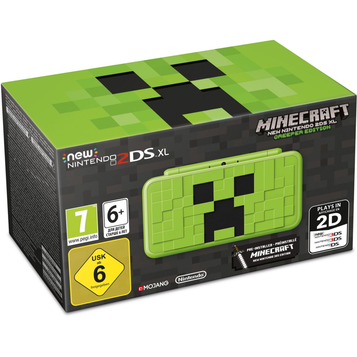 Console New 2DS XL NINTENDO New 2DS XL Minecraft Creeper Edition (photo) Console New 2DS XL NINTENDO New 2DS XL Minecraft Creeper Edition (photo)