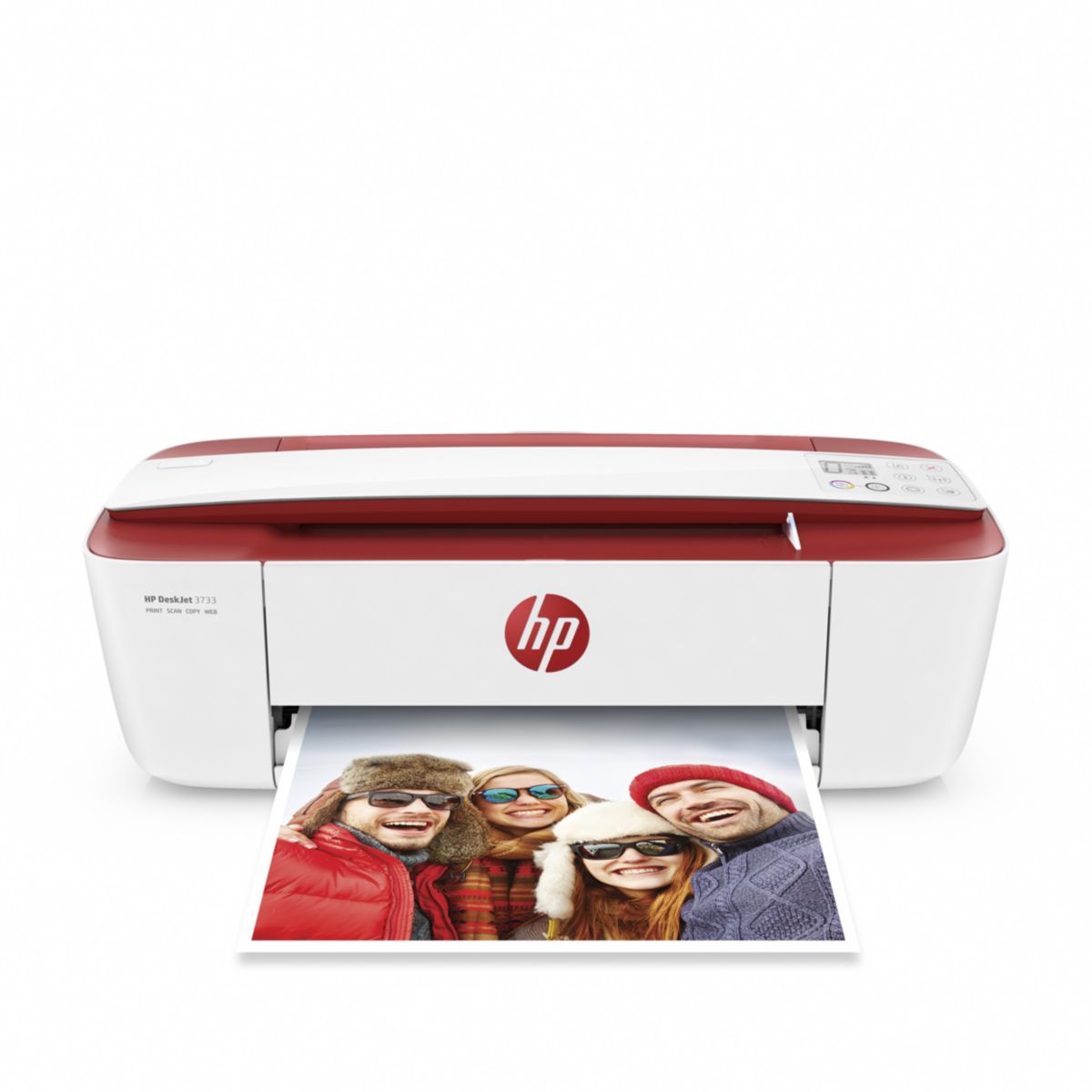 Imprimante jet d'encre HP Deskjet 3733 Rouge (photo) Imprimante jet d'encre HP Deskjet 3733 Rouge (photo)