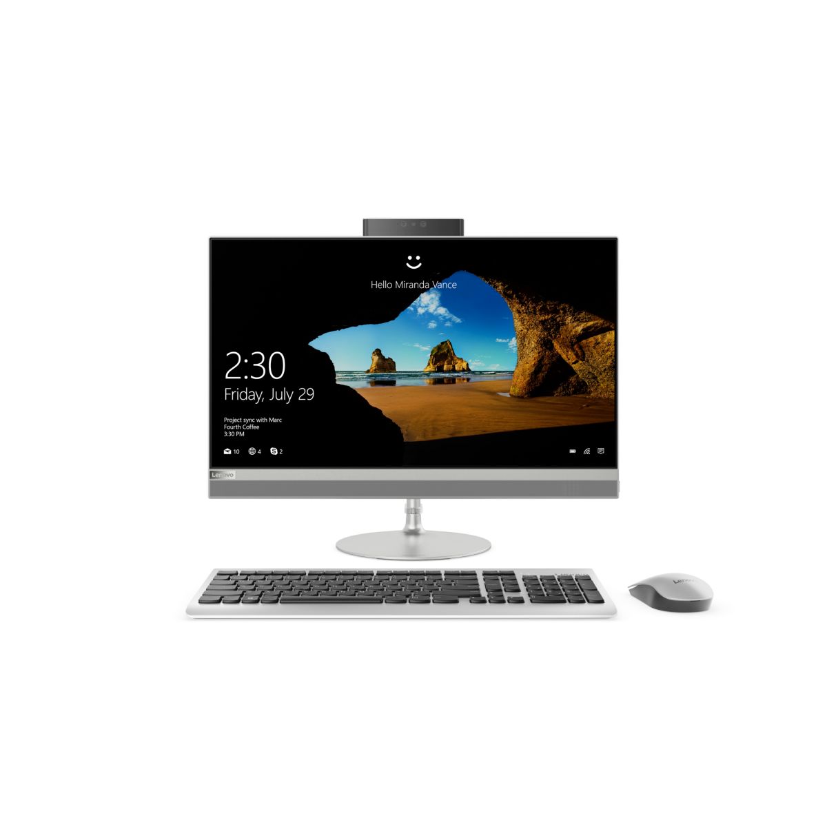 Ordinateur tout-en-un LENOVO ideacentre AIO 520-22IKU (photo) Ordinateur tout-en-un LENOVO ideacentre AIO 520-22IKU (photo)