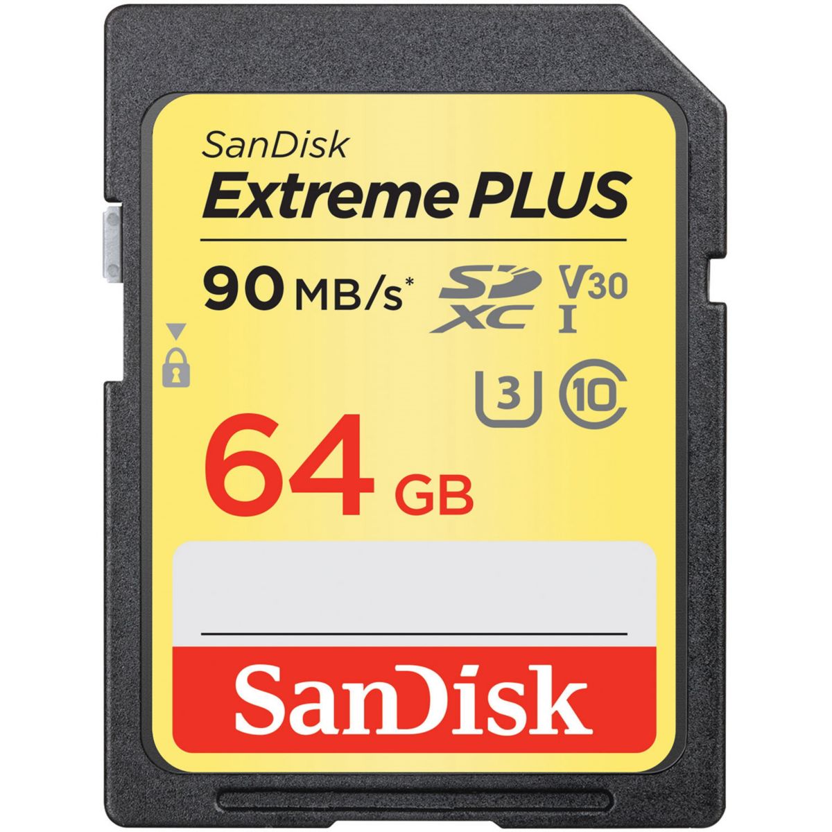 Carte SD SANDISK Extreme Plus SDHC 64 Go (photo) Carte SD SANDISK Extreme Plus SDHC 64 Go (photo)
