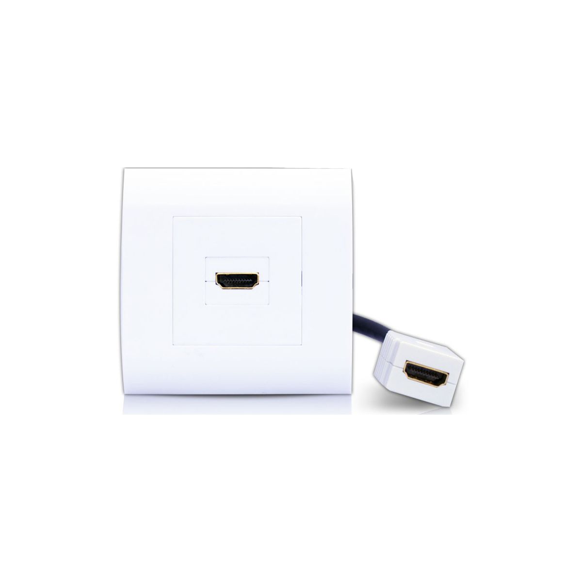 Câble HDMI HDELITE Prise murale HDMI 1.4 (photo) Câble HDMI HDELITE Prise murale HDMI 1.4 (photo)