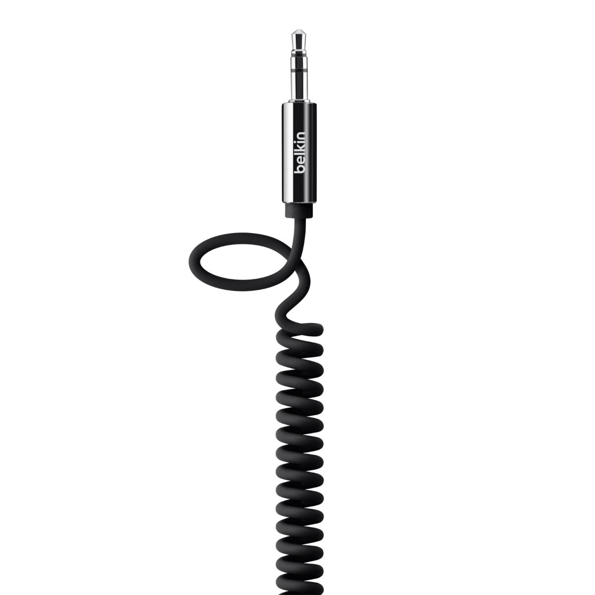 Connectique BELKIN Câble spirale noir - longueur : 1.8m (photo) Connectique BELKIN Câble spirale noir - longueur : 1.8m (photo)