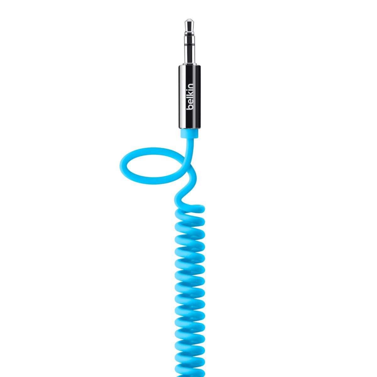 Connectique BELKIN Câble spirale bleu - longueur : 1.8m (photo) Connectique BELKIN Câble spirale bleu - longueur : 1.8m (photo)