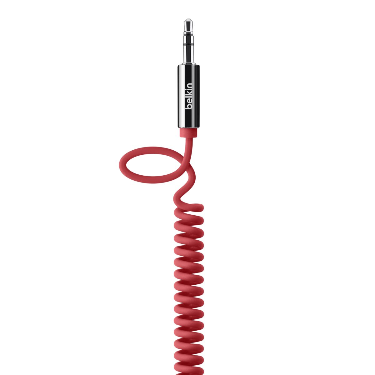 Connectique BELKIN Câble spirale rouge - longueur : 1.8m (photo) Connectique BELKIN Câble spirale rouge - longueur : 1.8m (photo)