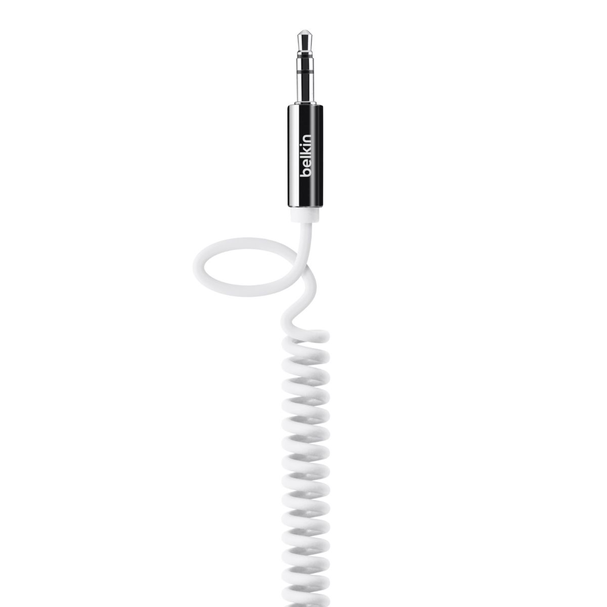 Connectique BELKIN Câble spirale blanc - longueur : 1.8m (photo) Connectique BELKIN Câble spirale blanc - longueur : 1.8m (photo)