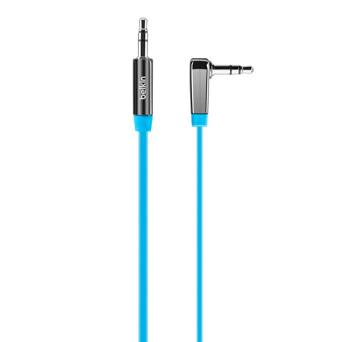 Connectique BELKIN Câble plat coudé bleu (photo) Connectique BELKIN Câble plat coudé bleu (photo)