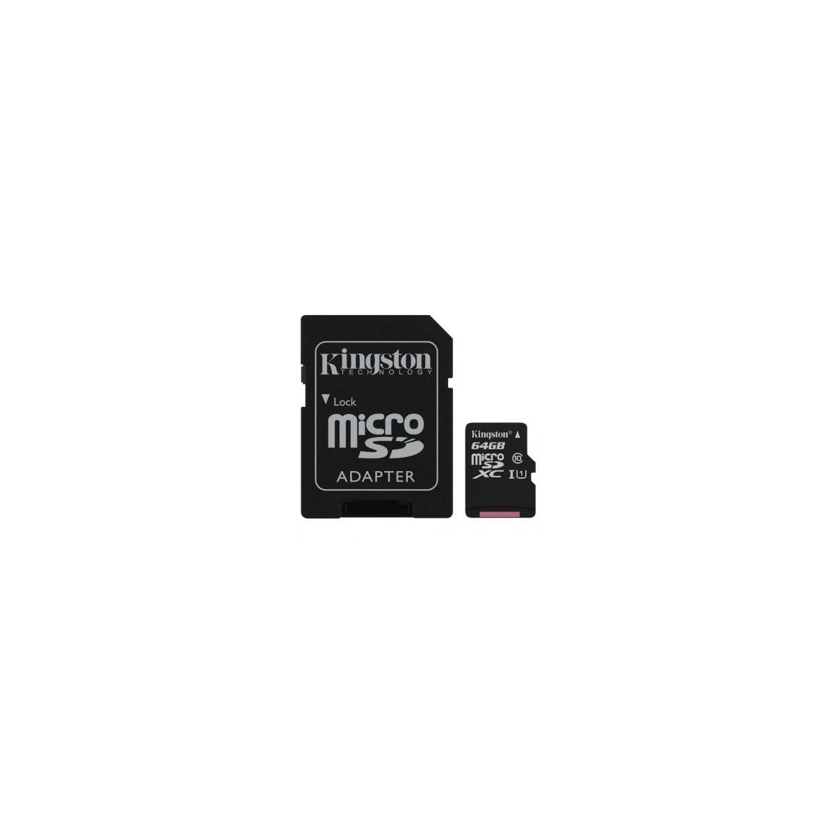 Carte Micro SD KINGSTON Canvas Select 64Go SDHC (photo) Carte Micro SD KINGSTON Canvas Select 64Go SDHC (photo)