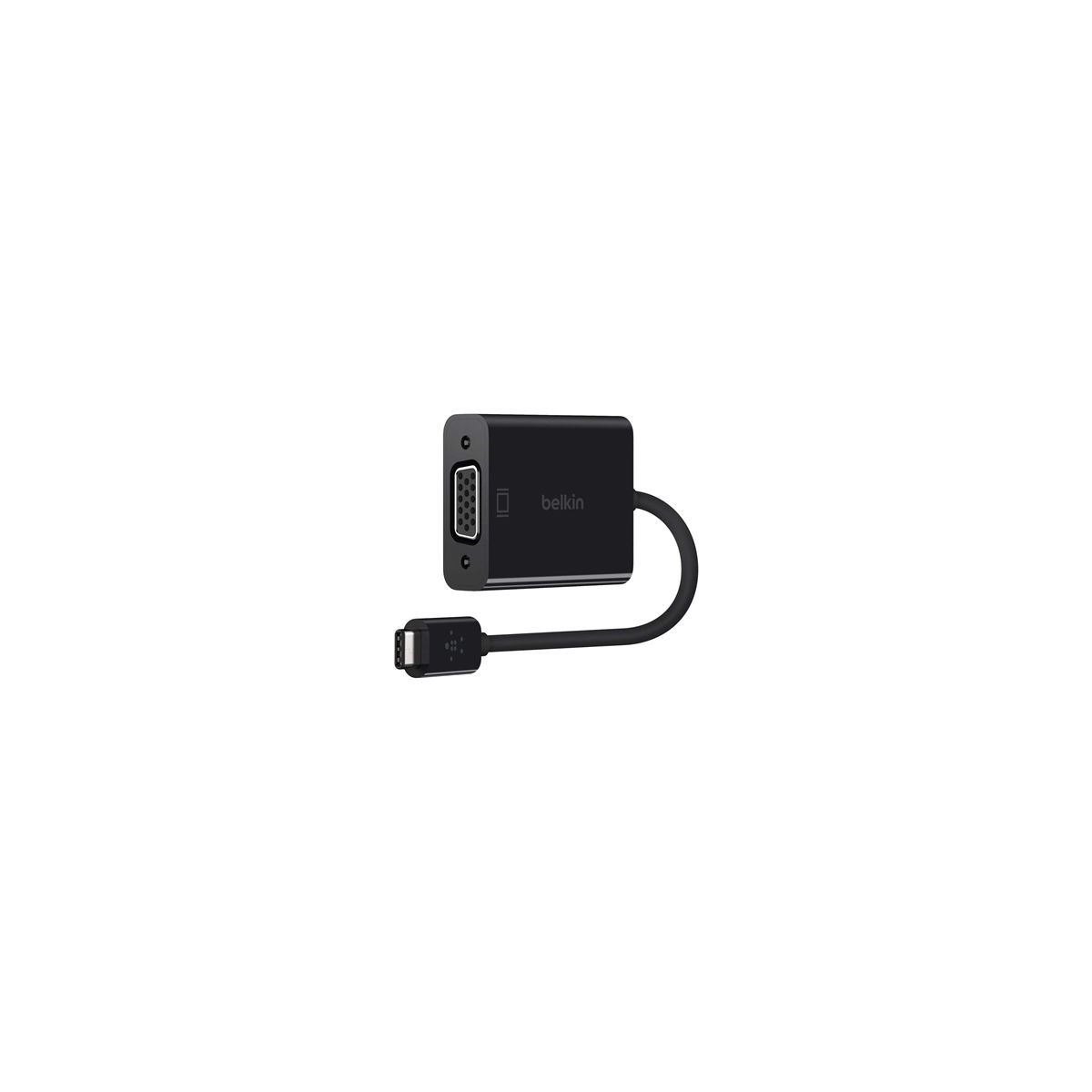 Adaptateur VGA BELKIN Adaptateur USB-C / VGA - Noir (photo) Adaptateur VGA BELKIN Adaptateur USB-C / VGA - Noir (photo)