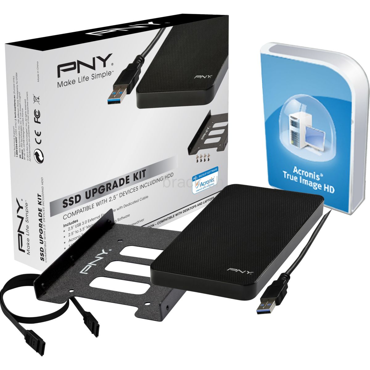 Boitier PNY SSD & HDD Upgrade Kit (photo) Boitier PNY SSD & HDD Upgrade Kit (photo)