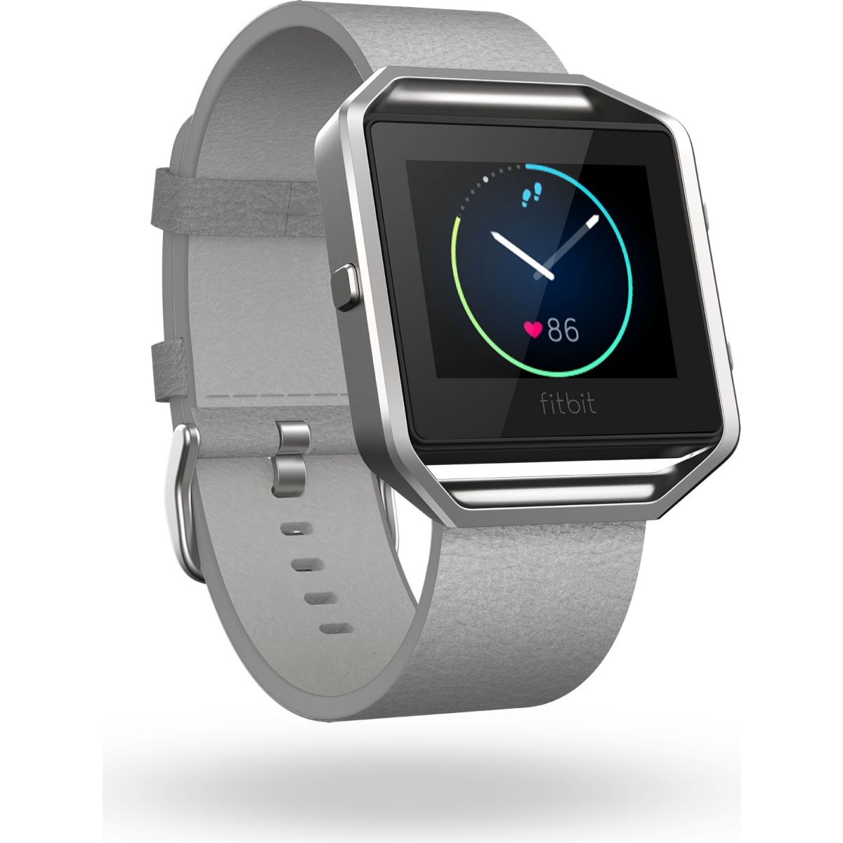 Accessoire FITBIT Bracelet CUIR BLAZE GREY S (photo) Accessoire FITBIT Bracelet CUIR BLAZE GREY S (photo)