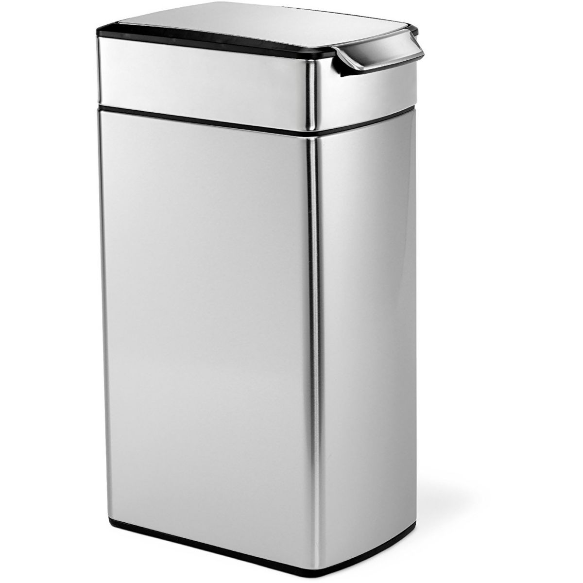 Poubelle manuelle SIMPLE HUMAN touch bar 40L profond inox SIMCW2016 (photo) Poubelle manuelle SIMPLE HUMAN touch bar 40L profond inox SIMCW2016 (photo)