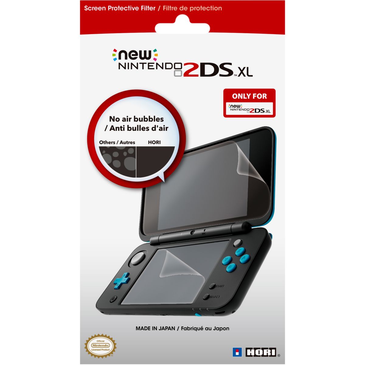 ACC. HORI Film de protection New 2DS XL (photo) ACC. HORI Film de protection New 2DS XL (photo)