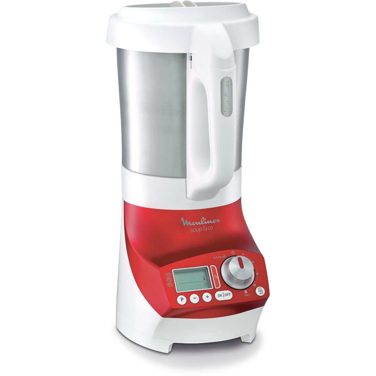 Blender chauffant MOULINEX SOUP & CO LM906110 2L Rouge