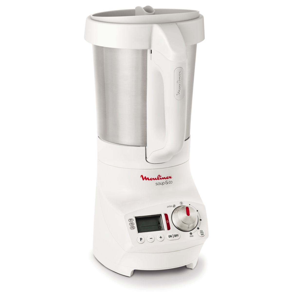 Blender chauffant MOULINEX SOUP & CO BLANC LM904110
