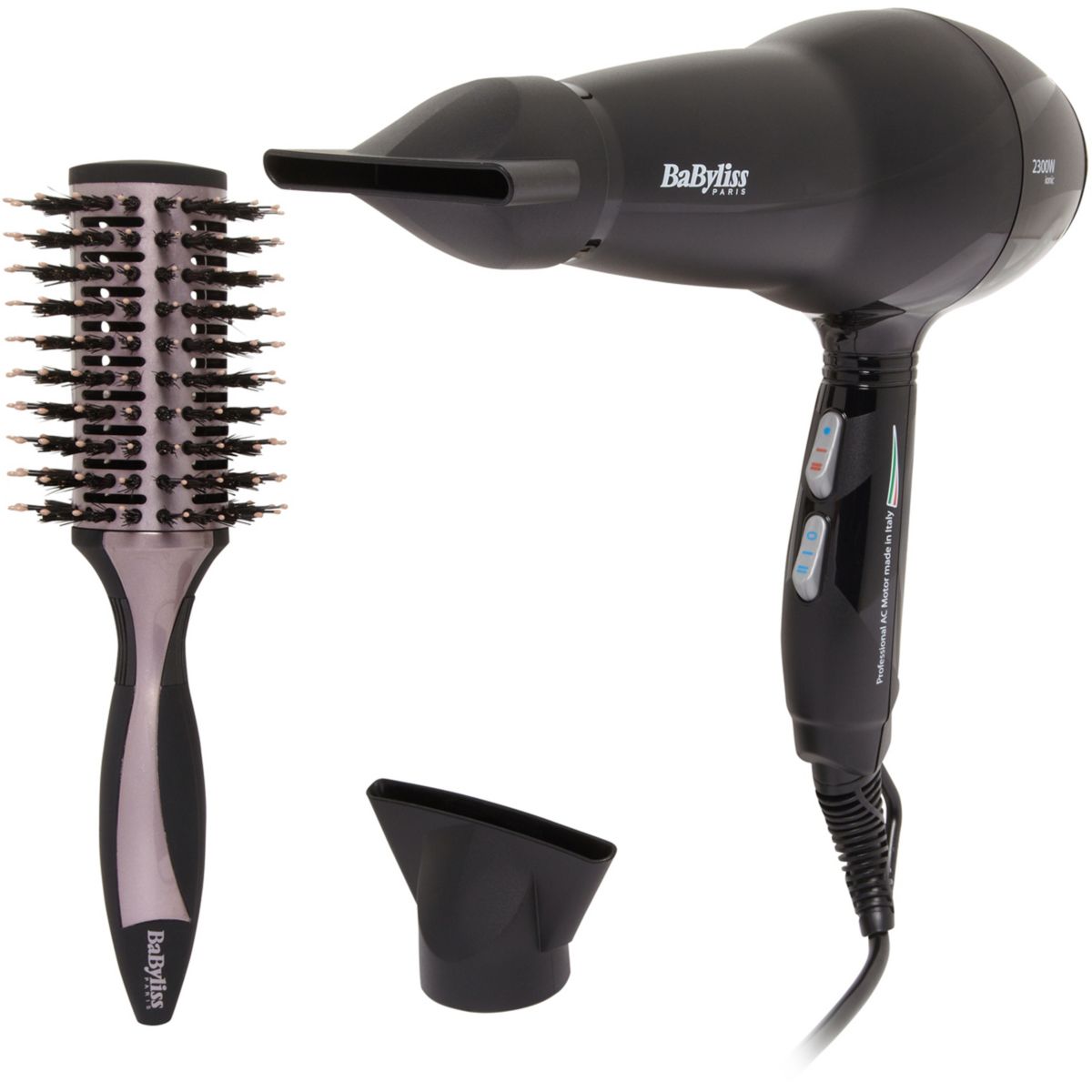 Sèche cheveux BABYLISS P0850E (SC + brosse)