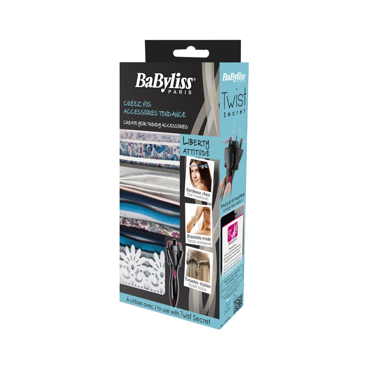 Accessoire cheveux BABYLISS Kit accessoires Twist Liberty (photo) Accessoire cheveux BABYLISS Kit accessoires Twist Liberty (photo)