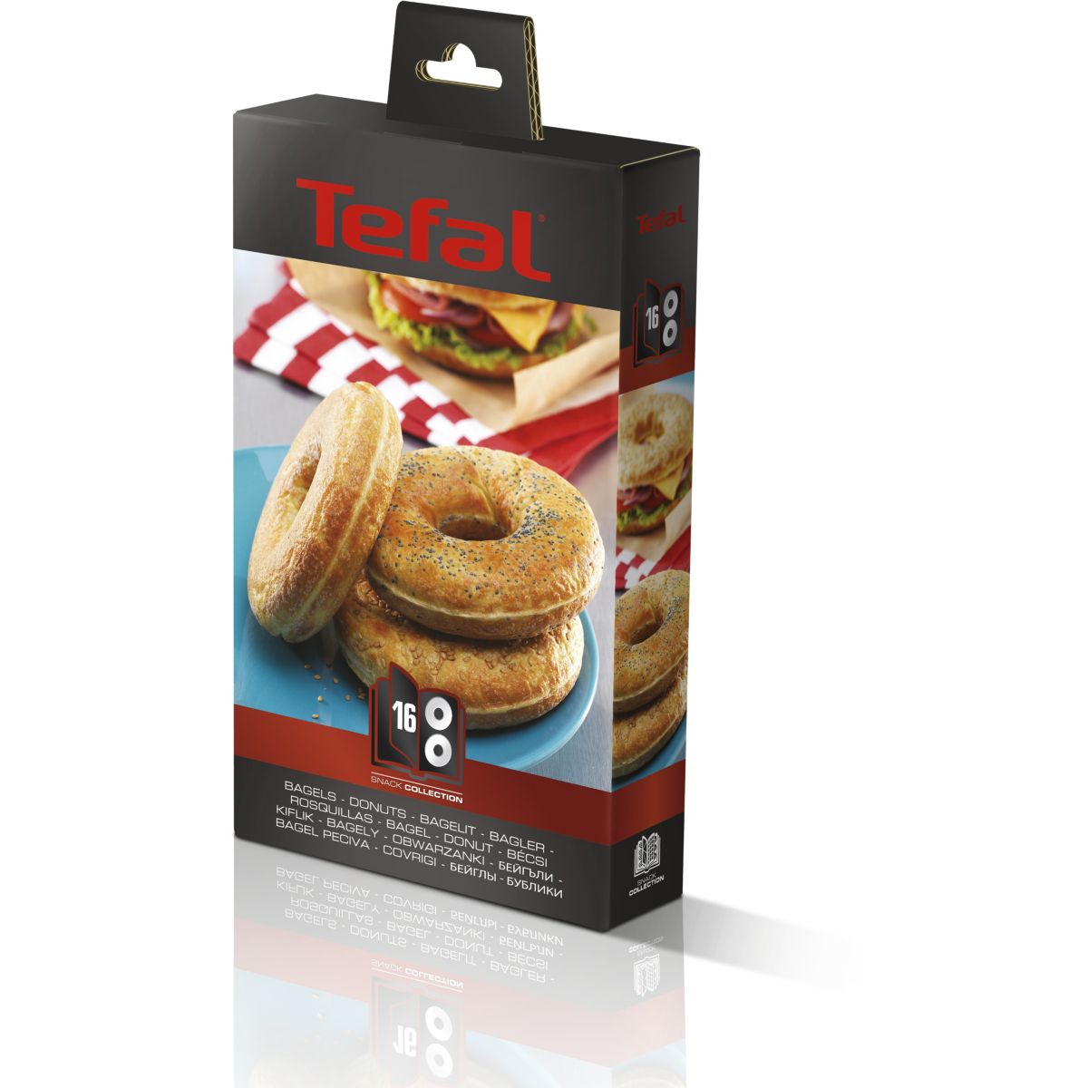 Plaque TEFAL XA801612 - 2 plaques bagels