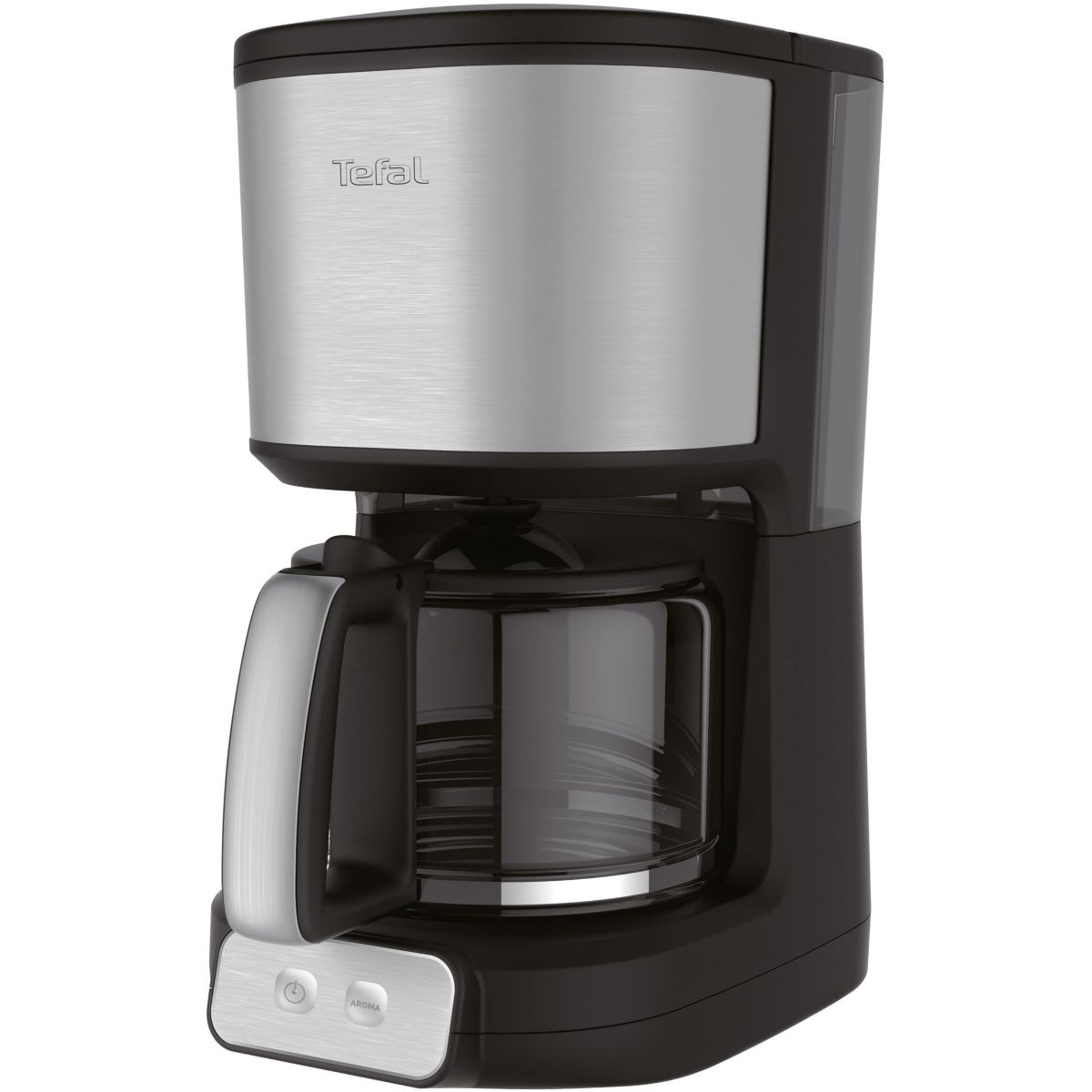 Cafetière filtre TEFAL CM470810 Element Noir Inox